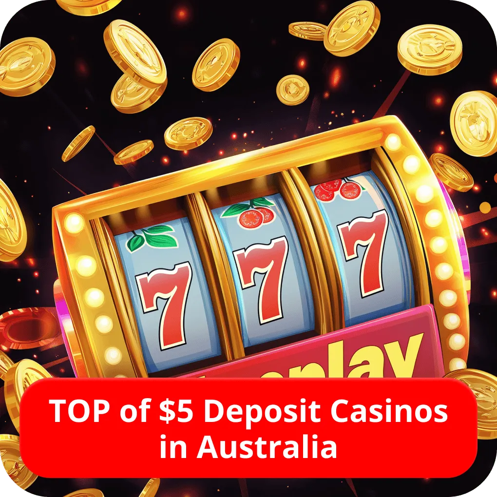 TOP of $5 Deposit Casinos in Australia 