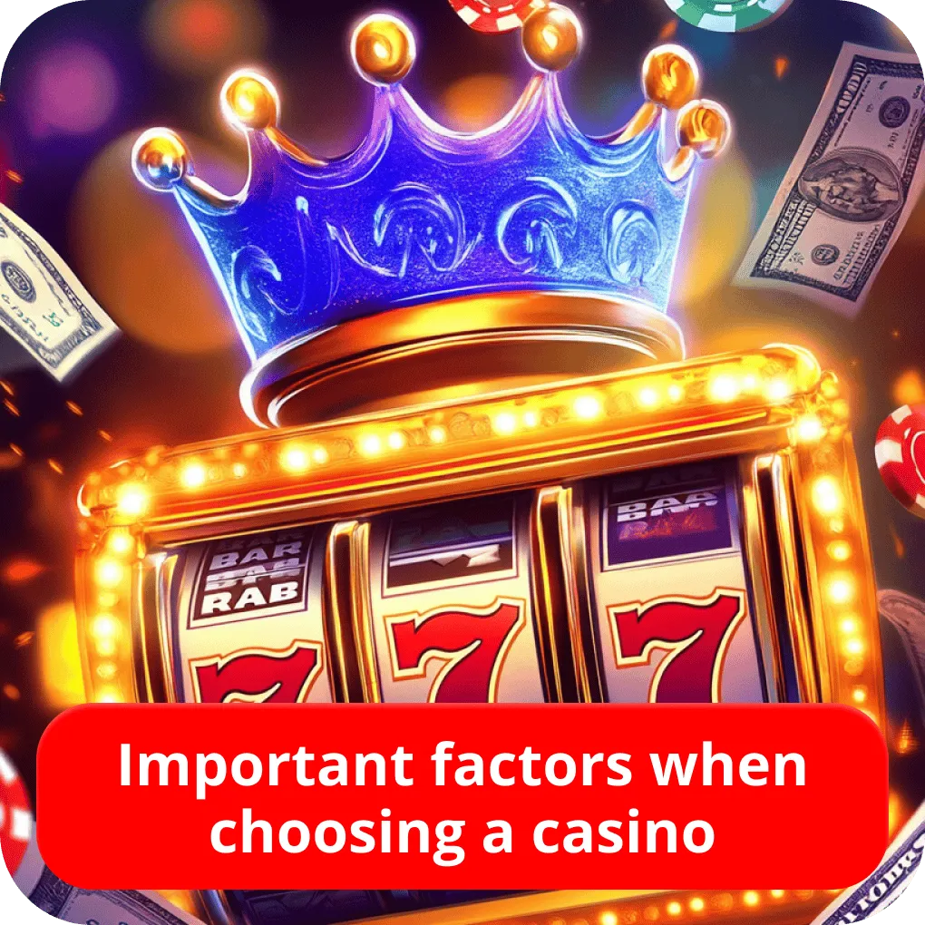 Important factors when choosing a casino 