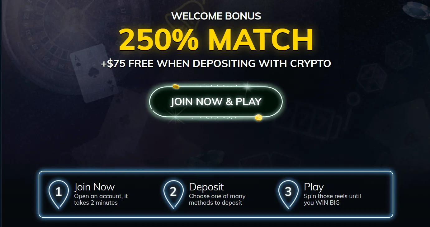 $75 casino bonus no deposit